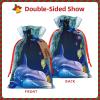 Marine Life Jute Drawstring Gift Bag view 3