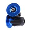 HUIOP 2-Piece Blue Aluminum Bicycle Handlebar End Plugs with Tightening Screws view 2