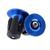 HUIOP 2-Piece Blue Aluminum Bicycle Handlebar End Plugs with Tightening Screws view 4