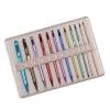 kwoifioy Aluminum Crochet Hook Set with 12 Interchangeable Heads and Travel Organizer Case view 1