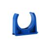 PVC Water Pipe Clamps, U-Shaped PVC-U Pipe Clamps, Multicolor, for 20–110 mm Pipes, 5–50 Pieces (Blue, 40 mm, 5 Pieces) view 1