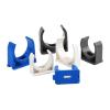 PVC Water Pipe Clamps, U-Shaped PVC-U Pipe Clamps, Multicolor, for 20–110 mm Pipes, 5–50 Pieces (Blue, 40 mm, 5 Pieces) view 2