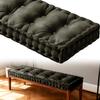 WLXFF Velvet Bay Window Cushion, Bench Seat Pad, 10 cm Thick, No. 14, 170 x 40 cm view 1