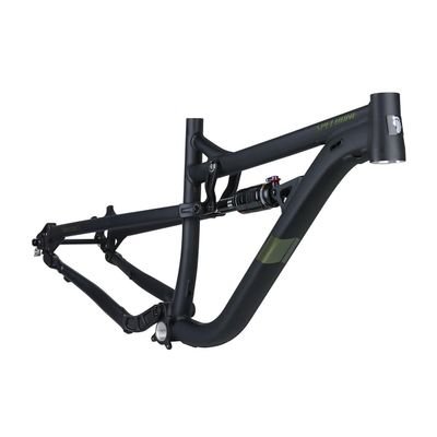 HZXQCVB Downhill Mountain Bike Full-Suspension Frame, 27.5/29 in, 15/17/19 in, Boost 12x148 mm, Black, M
