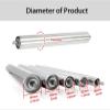 Stainless Steel Conveyor Roller, 25–60 mm Diameter, 100–1,000 mm Length (38 mm × 550 mm), Heavy-Duty Industrial Transport Roller view 3