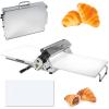 LHUITUI Manual Dough Sheeter, Stainless Steel, 0–25 mm, for Croissants and Pizza Dough, Type S view 1
