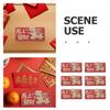 DEARMAMY 2026 Red New Year Envelopes with Horse Design, Expandable Li Xi Money Envelopes, 6 Pack view 3