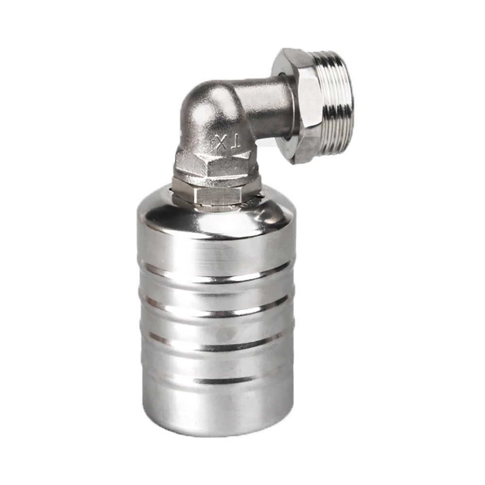 Automatic Stainless Steel Float Valve for Water Tanks, Side Inlet, 1/2 Inch