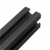 GTPBAO 20 x 20 mm Aluminum Square Tube, 6 mm T-Slot, 2020 Black Extrusion Profile, 350 mm (13.78") view 1