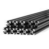 GTPBAO 20 x 20 mm Aluminum Square Tube, 6 mm T-Slot, 2020 Black Extrusion Profile, 350 mm (13.78") view 4