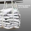Heavy-Duty Nylon Load Lifting Net, 1.52-Ton Capacity, 120 × 130 cm, No Fixed Belt, 1.2 m view 2