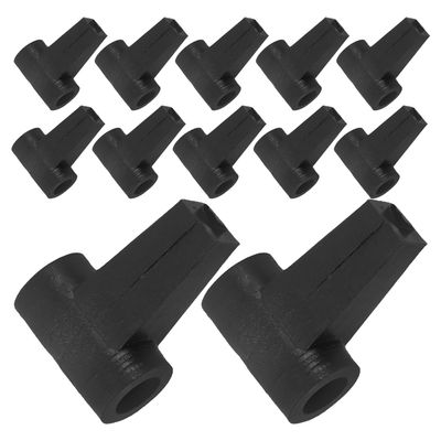 ZUNOXAZ 12-Pack Plastic Kite Frame Connectors, 4-Way Rod Connectors for DIY Building and Repair, for Beach and Park Kites