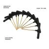 Alipis Trampoline T-Hook Tool, 10-Piece Set for Spring Removal, Black view 4
