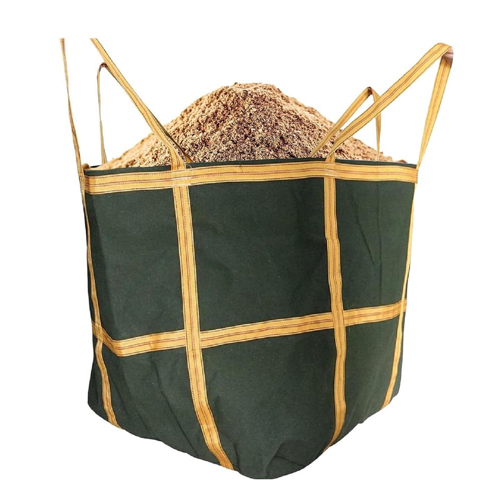 Reusable Nylon Load Lifting Net with Reinforced Handles, 150 × 150 cm