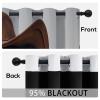 CEDNXOER Gray Blackout Curtains with German Shepherd Print, 2-Piece Set, 214 x 132 cm view 3