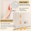 YSZBD Kitchen Cabinet Curtains, Short Light-Blocking Curtains for Tracks, for Bathrooms and Kitchens (H, H 50/110 cm) view 3