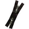 Schneidereibedarf Werner Reversible Zipper, 6 mm, Brown, 114 cm view 1