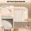 Pre-Bent Plaster Arch Adjustable Rounded Foam Arch Molding, Elegant Curves, Seamless Fit, Paintable for Door Frame Renovations (7–21 in, 2 pcs) (26 × 26 × 26 cm / 10.2 × 10.2 × 10.2 in) view 4