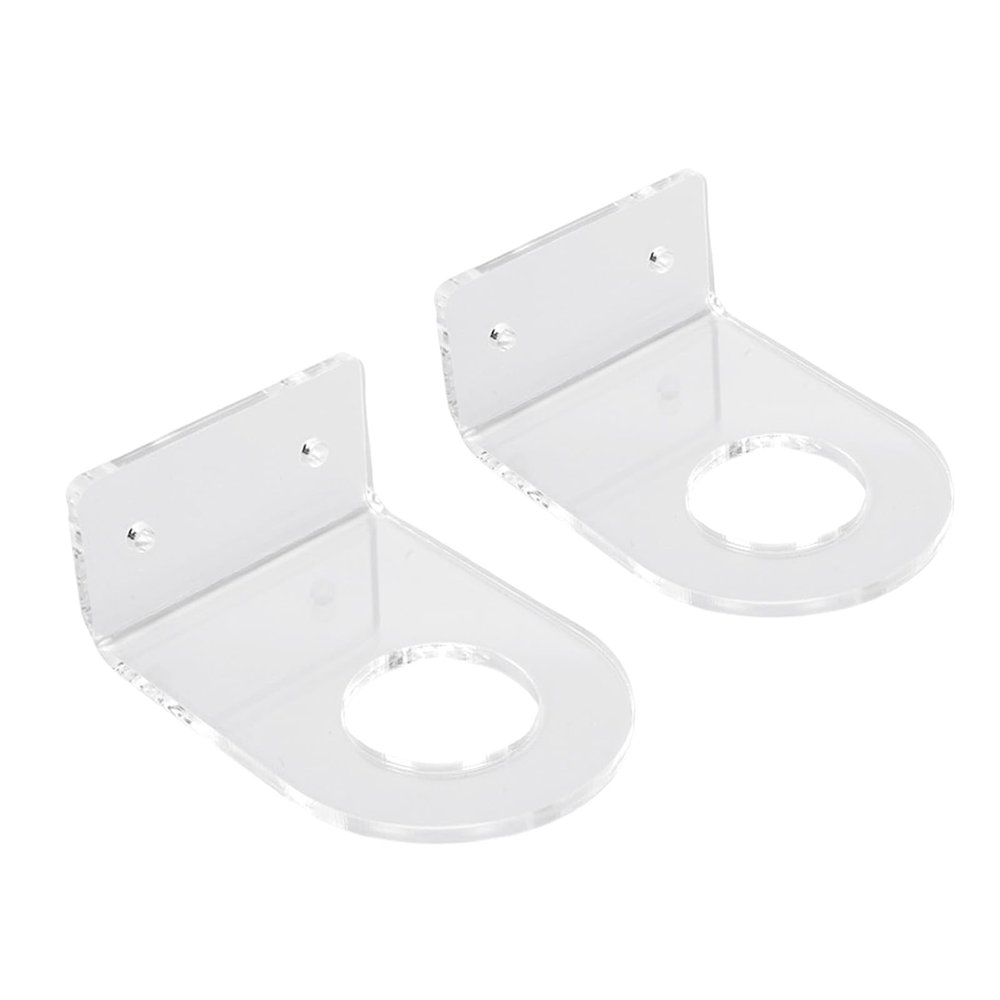 Acrylic Baseball Wall Mounts for Small Balls, 2-Pack, Clear Design