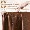 200 cm Brown Leather Headboard Cover, 3 cm Thick, Full Coverage view 4