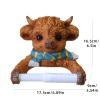 Paper Towel Holder Wall Mount, No-Drill Cow Design view 2