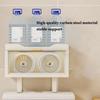 2-Tier Over-the-Toilet Storage Cabinet with Doors view 4