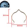 FACAIIO Stainless Steel Sound Click Holder for Bearking Fishing Reel, 15 mm Line Width, 203 x 202 mm, 1 or 5 pcs. view 3