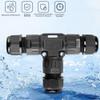 IP68 Waterproof M20T 2/3-Core Nylon PA66 Cable Connector for Solar Panels and Outdoor Lighting, Screw Connection (3-Core, 5–9 mm) view 4