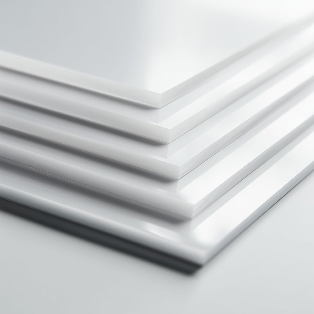 PLEXIGLAS Cut to Size, Frosted - 700 x 800 mm, 4 mm, Polished