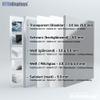 PLEXIGLAS Cut to Size, Frosted - 700 x 800 mm, 4 mm, Polished view 3