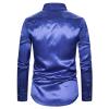 Men's Glitter Shirt, Long Sleeve 1980s Disco Outfit view 2