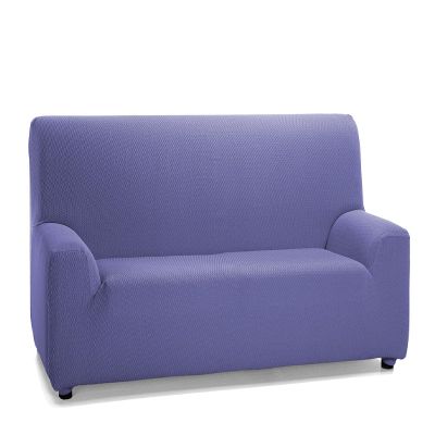 ECOMMERC3 Stretch Sofa Cover for 4-Seater Sofa - Purple, Non-Slip and Highly Adjustable, 100% Made in Spain