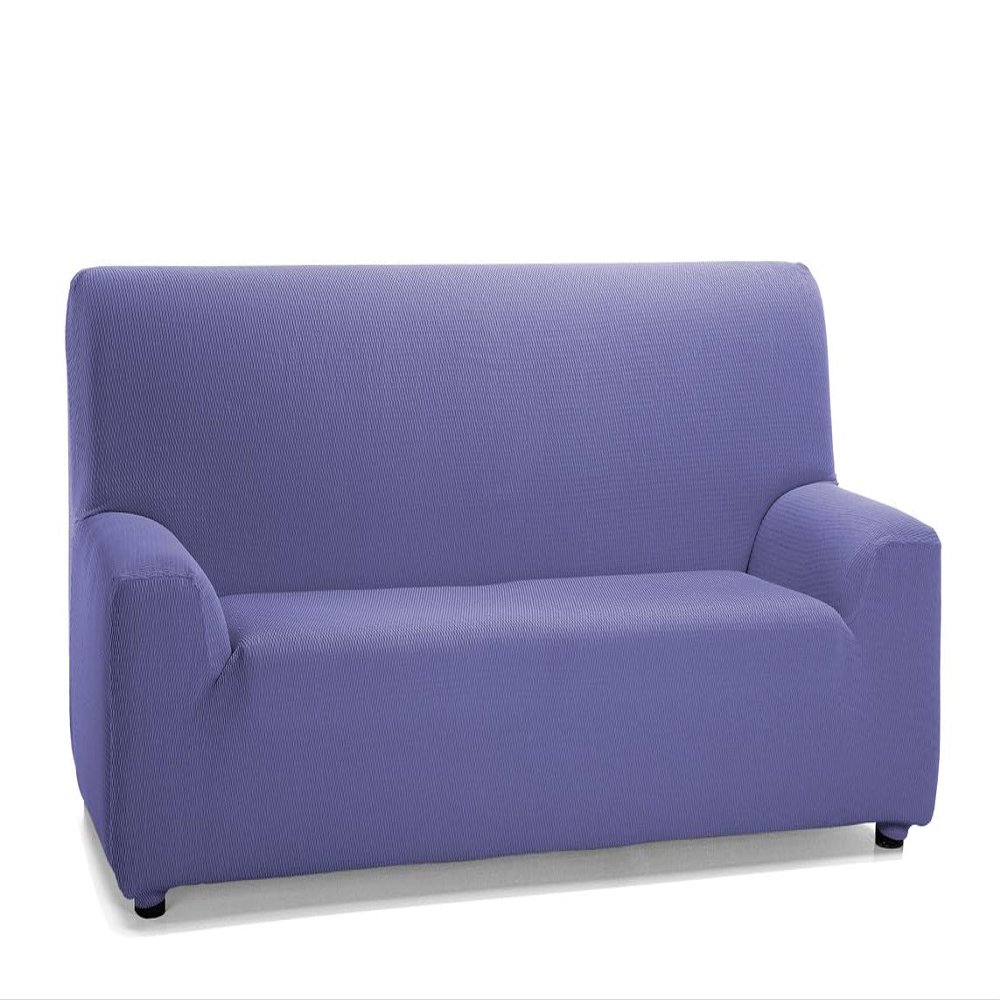 ECOMMERC3 Stretch Sofa Cover for 4-Seater Sofa - Purple, Non-Slip and Highly Adjustable, 100% Made in Spain