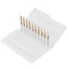 Keenso Titanium-Coated Tungsten Carbide Ball-Nose Bits, 10-Piece Set view 1