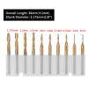 Keenso Titanium-Coated Tungsten Carbide Ball-Nose Bits, 10-Piece Set view 3