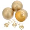 Healifty Copper Wind Chime Bells, 3-Piece Set, for Decorative Replacement Parts view 1