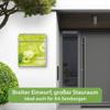 banjado Personalized Design Mailbox, 38.5 x 46.5 x 13 cm, White Steel, Chamomile Green view 4