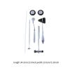 Sharplace Neurological Percussion Set, Black, for Nurses, Students, and Neurological Examinations view 2