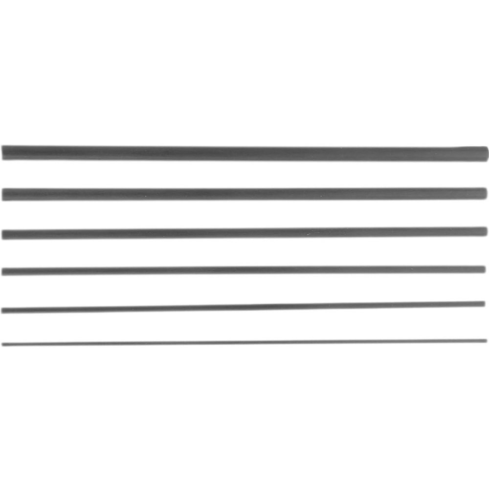 Healeved 6-Piece Carbon Fiber Fishing Rod Repair Kit, Various Diameters