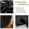 QINLIQIN Blackout Curtain with Ruffle Tape, 115 x 125 cm, Soft and Durable, Washable, 1-Piece Set, Black view 4