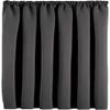 QINLIQIN Blackout Curtain with Gathered Tape, 110 x 140 cm, Gray, 1 Piece view 1