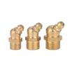 AXCAUAOY 5-Piece Brass Grease Fittings, M6x1 Metric Male Thread, 45-Degree Elbow view 3