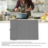 YONGZURA Silicone Grill Tool Mat, 8 Slots, 40.6 x 29.2 cm, Non-Slip, Easy to Clean, Gray view 2