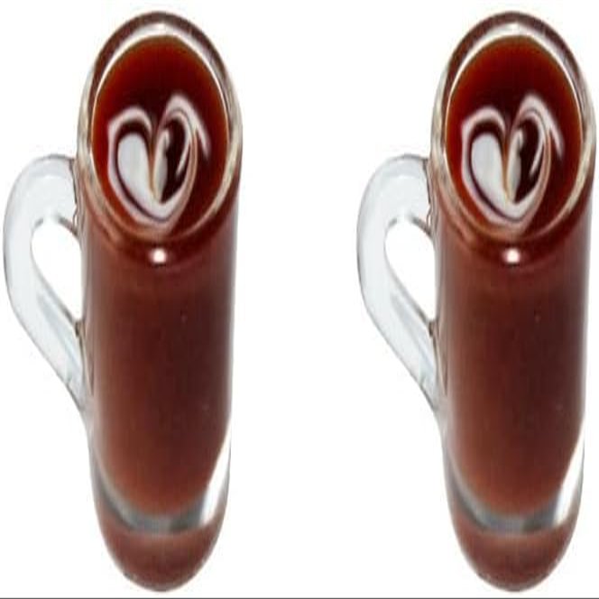 Miniature Coffee Cups for Dollhouses, Random Colors, 2 Pieces