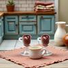 Miniature Coffee Cups for Dollhouses, Random Colors, 2 Pieces view 4