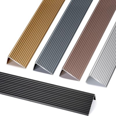 Aluminum Stair Nosing, 90 cm, Purple Gold, 30 × 20 mm