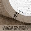 PSHCEE Shaggy Rug 55 x 94 in with Non-Slip Backing, Washable High-Pile Area Rug for Living Room, Bedroom, Kids' Room, Camel view 4