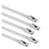 100 Heavy-Duty Self-Locking Stainless Steel Cable Ties, 7.9 x 150 mm view 2