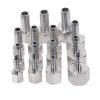 1-Piece 304 Stainless Steel 3/8" BSP Female Thread to 6 mm Hose Barb Reducer Swivel Coupling view 1