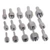 1-Piece 304 Stainless Steel 3/8" BSP Female Thread to 6 mm Hose Barb Reducer Swivel Coupling view 2